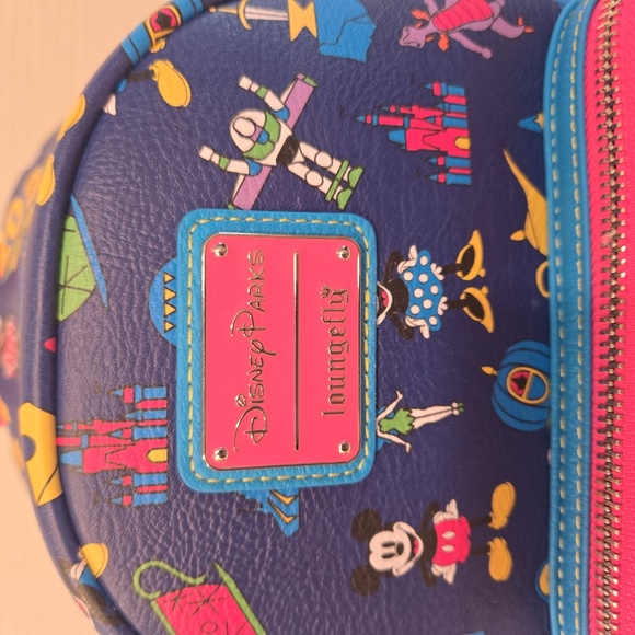 NWT 2024 Disney × Loungefly Mickey Minnie Figment 4 Parks Backpack - Picture 2 of 12